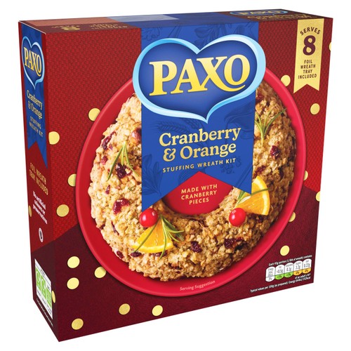 Paxo Cranberry and Orange Stuffing Wreath Kit