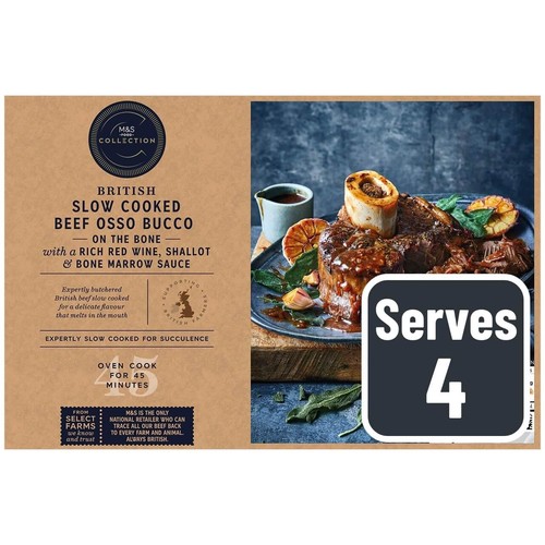 M&S Slow Cooked British Beef Osso Bucco