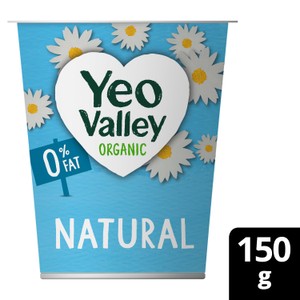 Yeo Valley Organic 0% Fat Natural Yogurt 150g