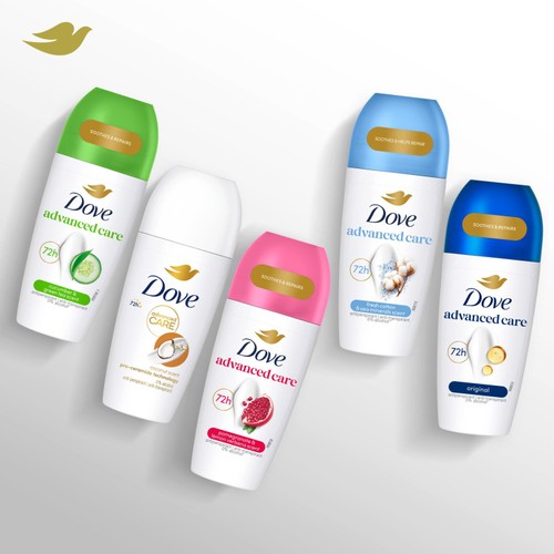 Dove Women Advanced Antiperspirant Deodorant Roll on Pomegranate