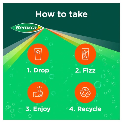 Berocca Mixed Berries Energy Vitamin Effervescent Tablets