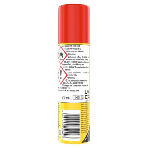 Autan Multi-Insect Aerosol Repellent Spray