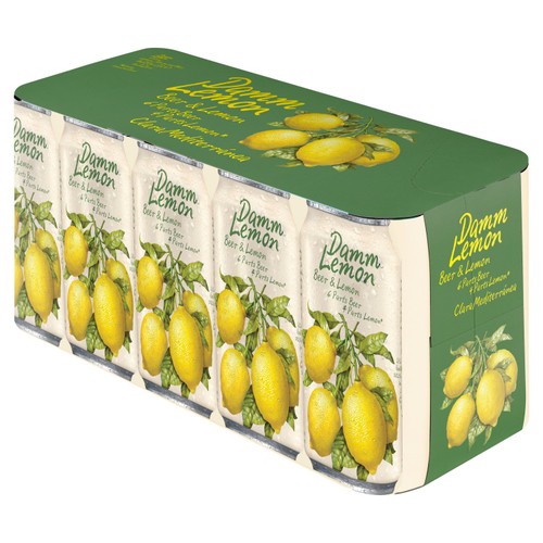 Damm Lemon Lager Beer Cans