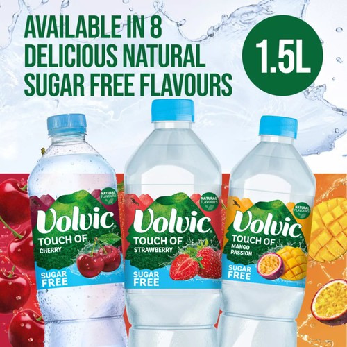 Volvic Touch of Fruit Sugar Free Cherry Flavoured Water