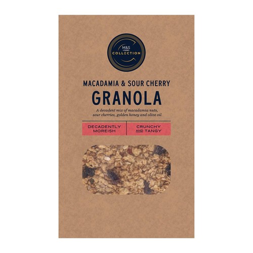 M&S Collection Macadamia & Sour Cherry Granola