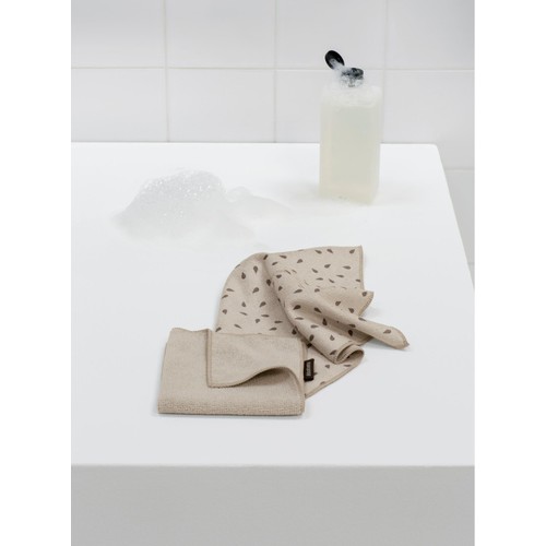 Brabantia Microfibre Dish Cloths Soft Beige