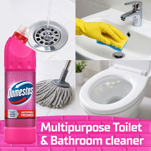 Domestos Thick Bleach Pink Power 