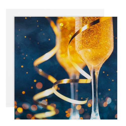 M&S Champagne Celebration Blank Card