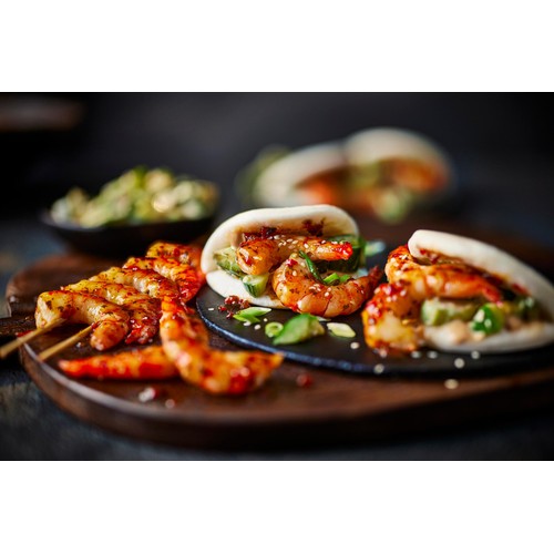 M&S Collection Master Grill 14 Black Tiger Prawns With Lime Dressing