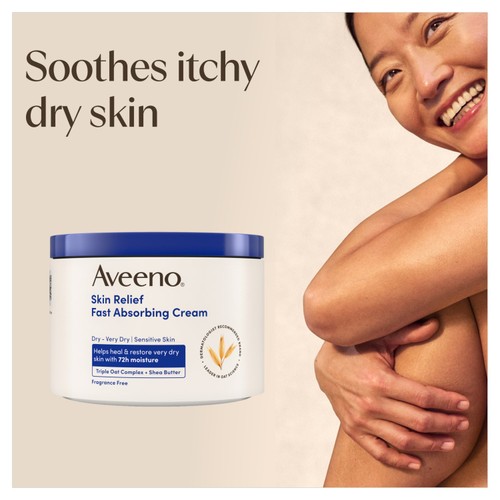 Aveeno Skin Relief Fast Absorbing Cream with Triple Oat Complex