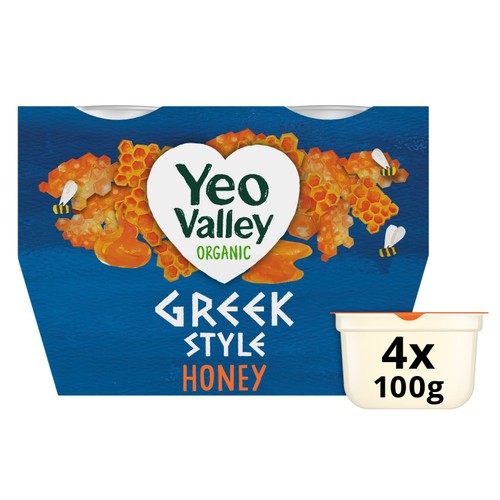 Yeo Valley Organic Greek Style with Honey Yoghurt 