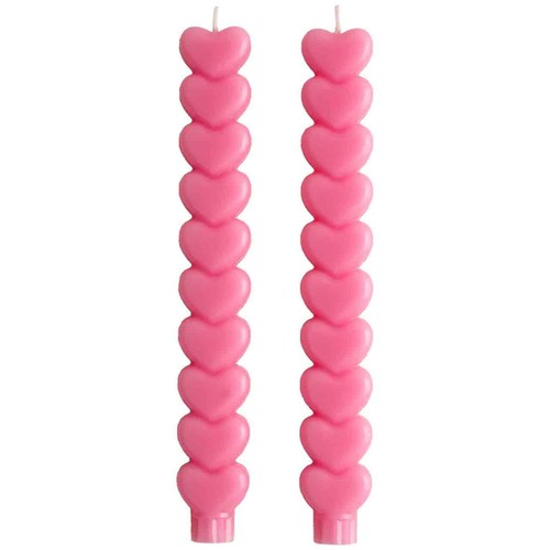 M&S Heart Dinner Candles