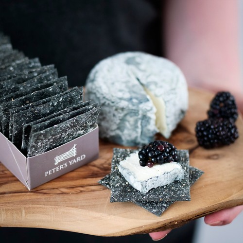 Peter's Yard Rye & Charcoal Sourdough Crackers