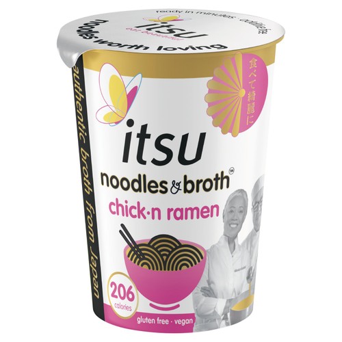 itsu chickn ramen instant noodles & broth pot