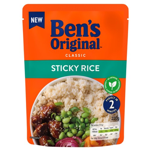Bens Original Sticky Rice Microwave Rice