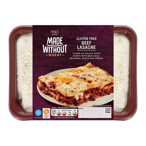 M&S Made Without Wheat Beef Lasagne