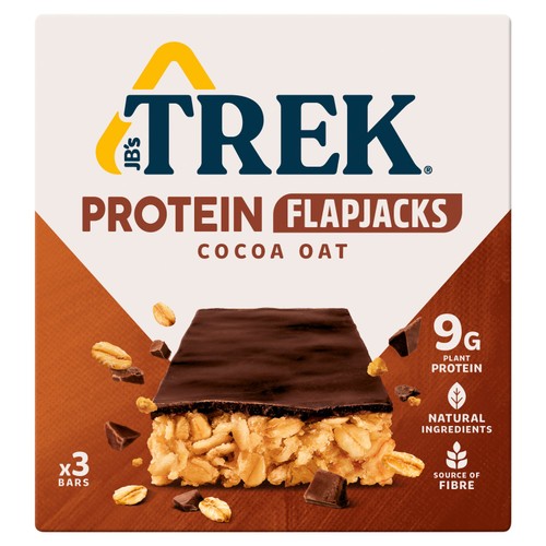 TREK Cocoa Oat Protein Flapjacks Multipack