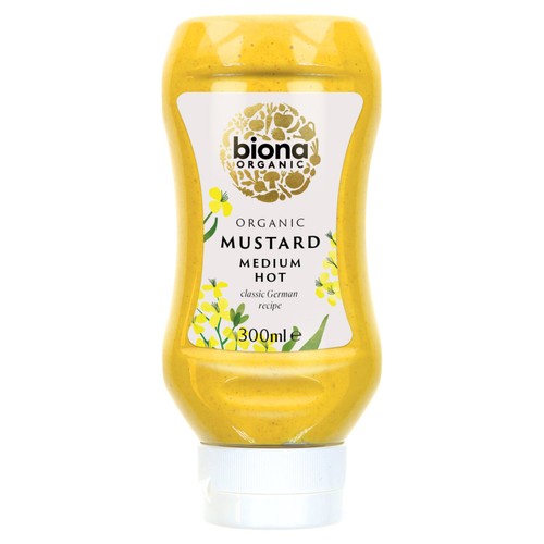 Biona Organic Mustard Squeezy Bottle