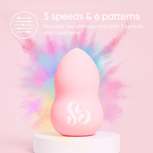 So Divine Beauty Vibe USB Rechargeable Vibrator 9 Functions Sex Toy