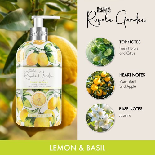 Baylis & Harding Royale Garden Lemon & Basil Hand Wash