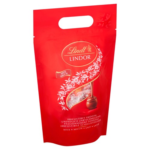 Lindt Lindor Milk Chocolate Truffles Bag