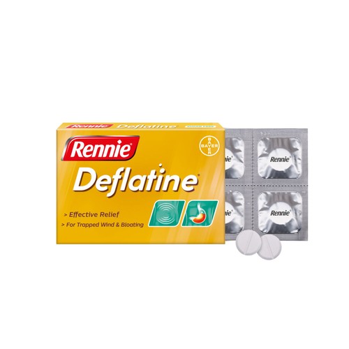 Rennie Deflatine Trapped Wind Relief Tablets