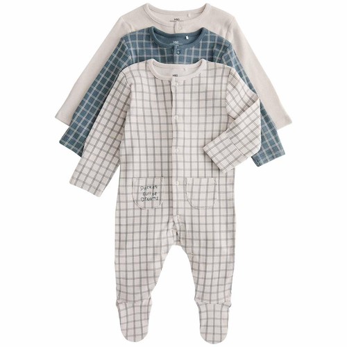 M&S Dollshouse Footed Sleepsuits, 12-18 Months, Light Natural