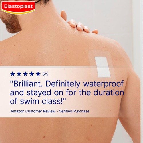 Elastoplast Waterproof Wound Pad Dressing XXL