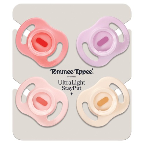 Tommee Tippee Ultra Light Soothers 0-6m Pink Ocado