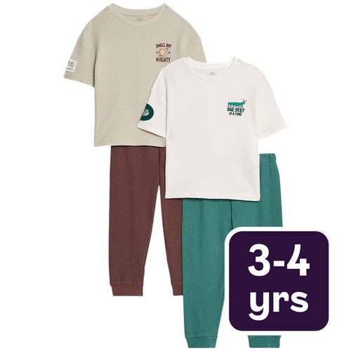M&S Bugs PJ, 3-4 Years, Green