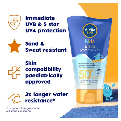 NIVEA SUN Kids Protect & Play Ultra SPF 50+ Sun Cream