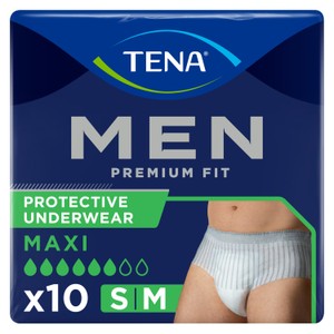 Tena for Men Premium Fit Incontinence Pants Medium