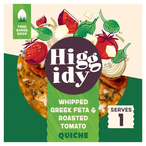 Higgidy Whipped Feta and Tomato Quiche