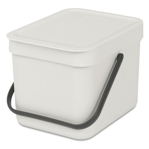 Brabantia Sort & Go Waste Bin 6L Light Grey