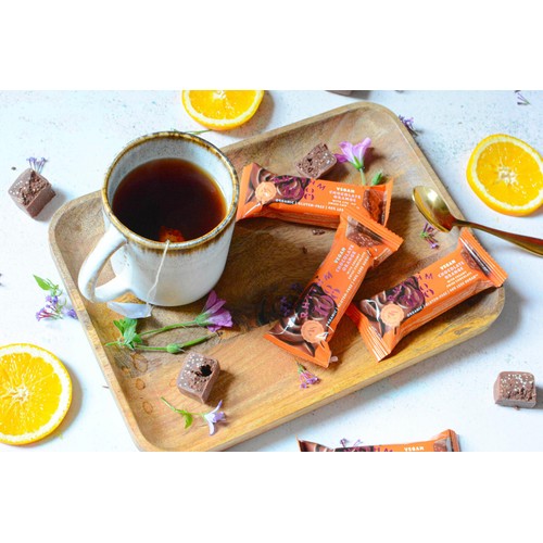 Rhythm 108 Swiss Vegan Orange Bar with Dark Chocolate