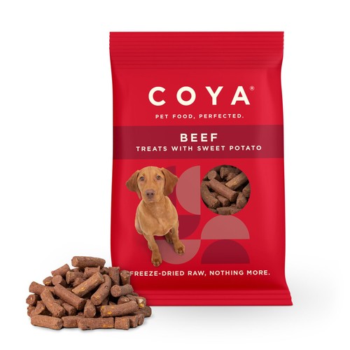 COYA Freeze-Dried Raw Adult Dog Treats Beef