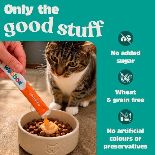 Webbox Lick-e-Lix with Chicken Yoghurty Cat Treats