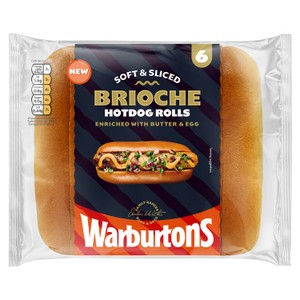 Warburtons Hot Dog Rolls