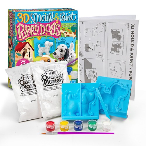 Mould & Paint Puppy Dogs