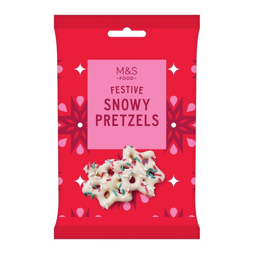 M&S Festive Snowy Pretzels