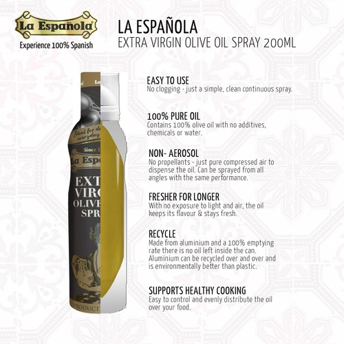 La Espanola Extra Virgin Olive Oil Spray