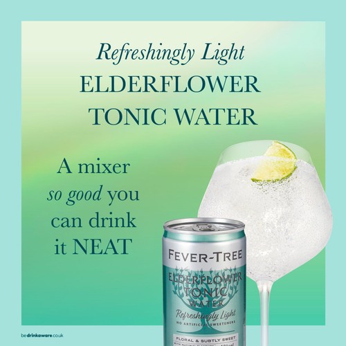 Fever-Tree Light Elderflower Tonic Cans