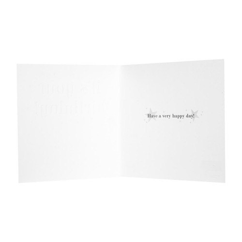 M&S Pink Stars Birthday Card