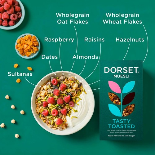 Dorset Cereals Tasty Toasted Spelt Muesli Breakfast Cereal