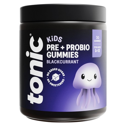 Tonic Health Kids Pre & ProBio Gummy 3-12 Yrs x 30 Blackcurrant
