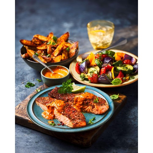 M&S Mediterranean Roasting Vegetables with Basil & Lemon Dressing