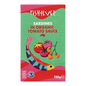 Fish 4 Ever Whole Sardines in Organic Tomato Sauce