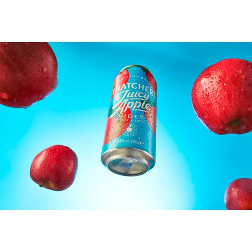Thatchers Juicy Apple Cider 4pk Can