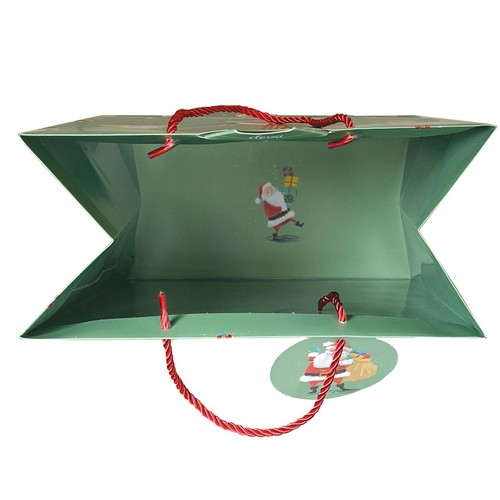 Jolly Santa Large Christmas Gift Bag 