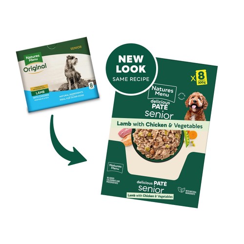 Natures Menu Senior Lamb with Chicken, Veg & Rice Dog Food